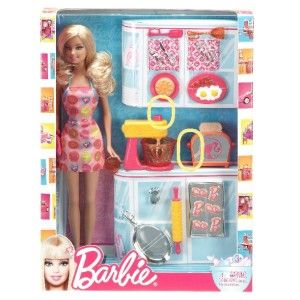  Accessories Play Set Doll Mixer Toaster Cookie Sheet Mattel New