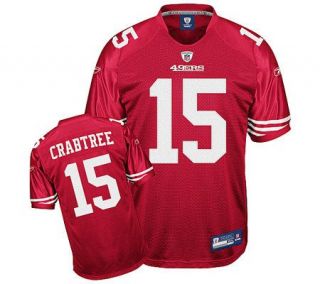 NFL 49ers Michael Crabtree Authentic Team ColorJersey —