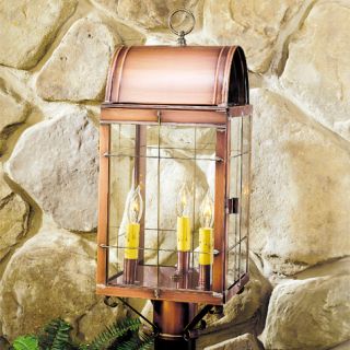  Post Lantern in Copper or Brass Porch Patio Outdoor Lighting