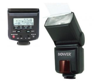 Bower Flash with LCD   Compatible with OlympusDigital SLR —