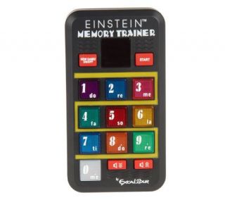 Einstein Pocket Memory Trainer Handheld Game —