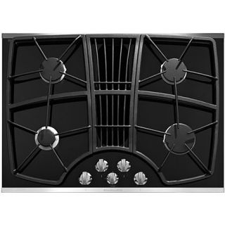 KitchenAid 30 Gas Downdraft Cooktop Stainless Steel KGCD807XSS