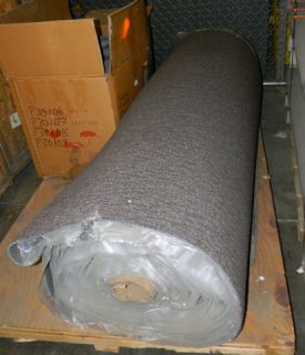 Roll of Grey Multi Colored Commercial Carpet with Adhesive Back