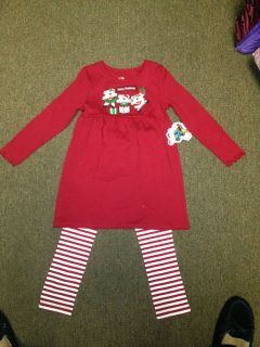 Copper Key Girls 2 Piece Holiday Christmas Outfit MSRP 30 00