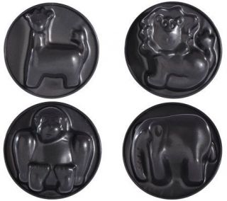 Kaiser Nonstick Set of 4 Animal Baking Pans —