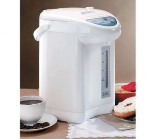 Aroma 3.2 Qt Electric Water Heater/Warmer   White —