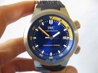 IWC Aquatimer Cousteau Diver 1st Limited Edition Watch