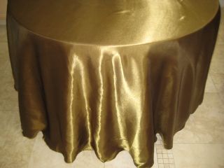 lot of 10 fern 120 inch round satin tablecloths new