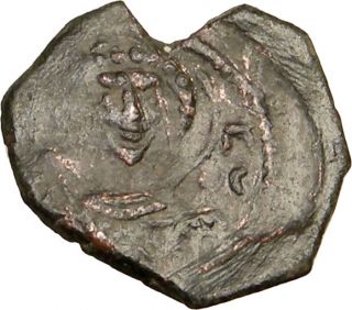 MANUEL I, Comnenus 1143AD Ancient Rare Authentic BYZANTINE Coin Saint