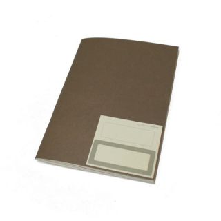 Gongjang Plain Notebook Brown Cover Recycled Paper Environmentally