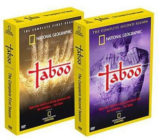 National Geographic Taboo Complete Seasons 1& 2   9 DVD Set