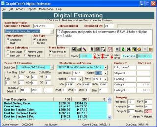 Digital Print Estimating Copiers Job Ticket Bid Layouts Delivery