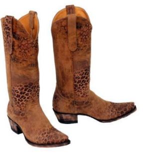  Womens L168 1 Leopardito Cowboy Boots Western New Shaft 13