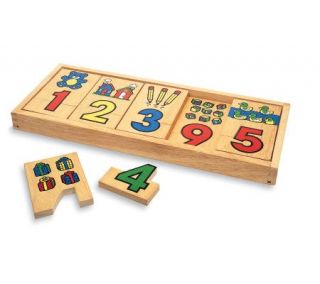 Woodshop Toys 1 2 3 Puzzle Blocks by Learning Resources —