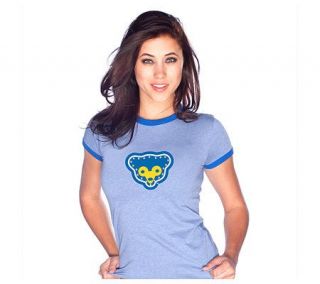 MLB Chicago Cubs Womens Cooperstown Ringer T shirt —