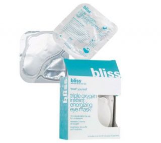bliss Triple Oxygen Instant Energizing Eye Mask, 4 Packets —