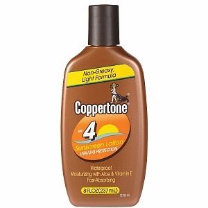 Coppertone Sunscreen Lotion SPF 4 8 fl oz 237 ml