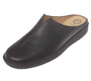 Rockport Crepe Sole Comfort Clogs w/Seam Detail —