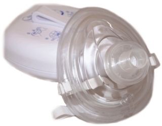 CPR Professional Pocket Mask in Hard Case w O2 Inlet