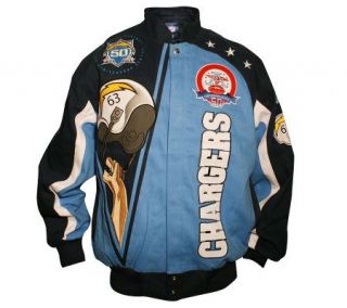 NFL San Diego Chargers AFL 50th Anniversary Jacket —