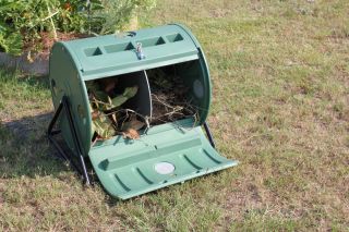 Dual Barrel Composter Patio Back Yard Tumbler for Home Gardening