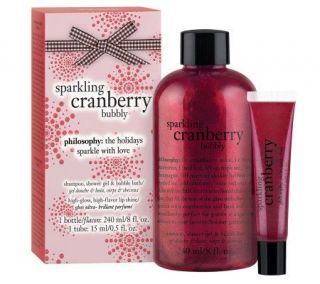 philosophy sparkling cranberry bubbly duo —