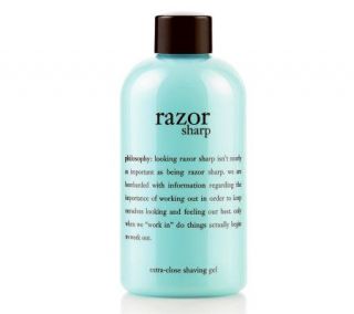 philosophy razor sharp rich, glossy shaving gel —