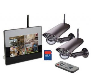 Lorex LW2702 7 Diagonal LCD SD DVR with 2 Wireless Cameras —