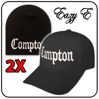 New Compton Gangster Baseball Ski Hat Skully 2 x Caps