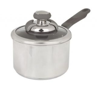 Intellichef Stainless Steel 2qt Saucepan with Lid by CooksEssentials 