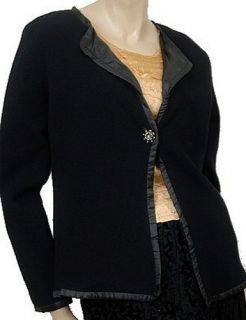 New April Cornell Carmel Cardigan Womens Sweaters Black Size M