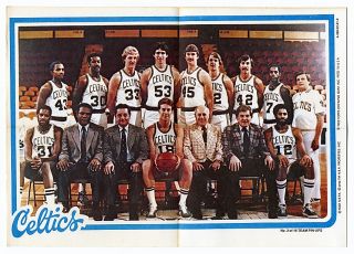  Posters Boston Celtics 2 Larry Bird Red Auerbach Dave Cowens