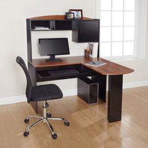 Shaped Desk w Hutch 4 Student Home Office Computer Laptop Choose