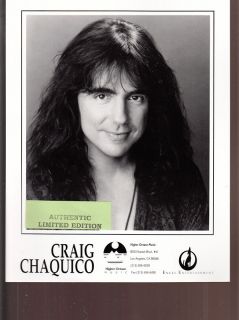 Craig Chaquico Limited Press Kit Jefferson Starship
