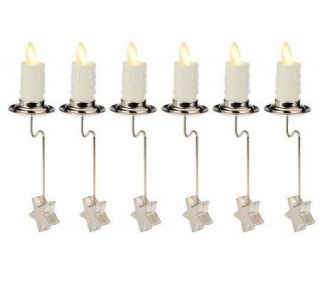 Luminara 6 piece Plug in Flameless Candle Light Strand —