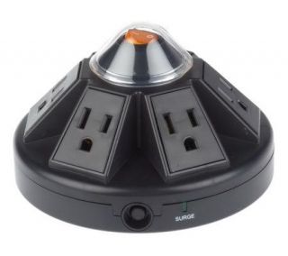 Powramid 6 Outlet Compact Triangular Surge Protector —