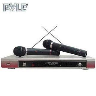 pyle pro pdwm2000 dual vhf wireless microphone system see more