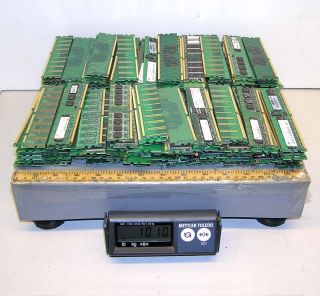 Large Lot of Gold Scrap Computer RAM Memory for Recovery 10 10 Lbs