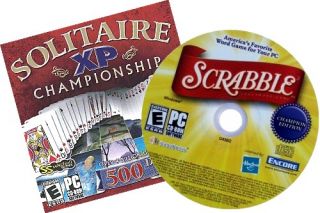  CHAMPIONSHIP + SCRABBLE CHAMPION Games BUNDLE New PC CD ROMs