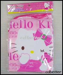 Hello Kitty LCD Monitor Screen Keyboard Cover Protector