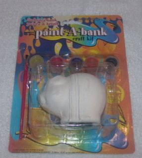 Paint A Bank Craft Kit Boat Cat Butterfly Car