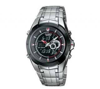 Casio Mens Twin Chronograph Watch with Thermometer   J103467