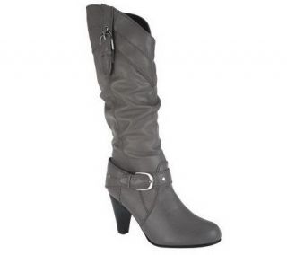 Rialto Tall Shaft Boots with Buckle Detail —