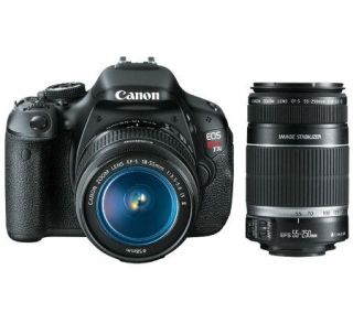 Canon T3i 18MP DSLR Camera Kit w/ 55 250mm Lens   E254670