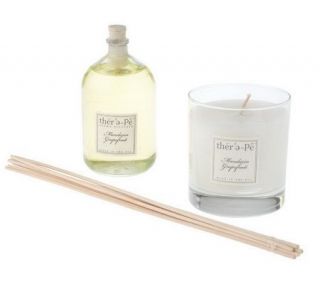 TherepeOrganics 8oz. Reed Diffuser and 9oz. Soy Candle Gift Set