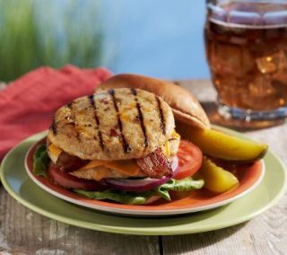 Stuffin Gourmet (24) 4 oz. Bacon Cheese Chicken Burgers Auto Delivery 
