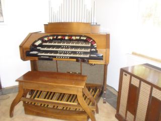 Conn 650 Three Manual Organ with Leslie Speaker and Pipes