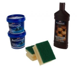 Astonish Multi Purpose Cleaning Paste and Leather Cleaner Kit