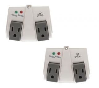 Set of 2 Swivel Surge 3 Multi Outlet Plugs w/ Surge Protection