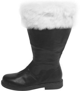 Pair of Mens Santa Claus Costume Outfit Boots 10 11
